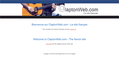 Desktop Screenshot of claptonweb.com