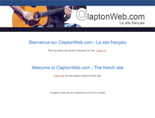 Tablet Screenshot of claptonweb.com